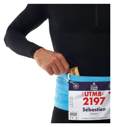 Cintura Compressport Free Belt Pro 2.0 Blu/Verde