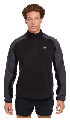 Uomo Nike Trail Polare Fleece Nero