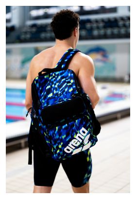 Arena One Go 45L Aqua Gleam Blue/Black Backpack