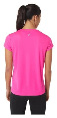 Asics Fujitrail Logo Kurzarm Trikot Rosa Damen