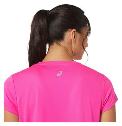 Asics Fujitrail Logo Kurzarm Trikot Rosa Damen