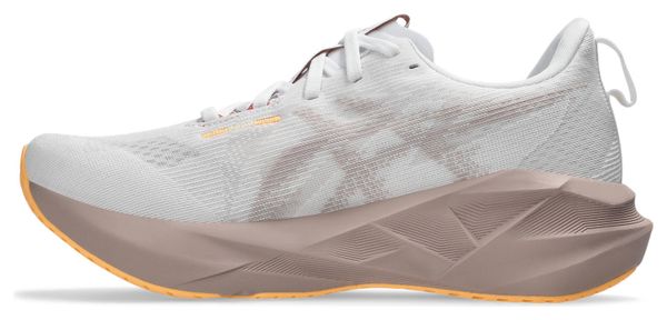 Asics Novablast 5 Running Shoes, White/Orange, Women's