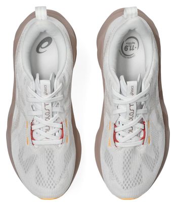 Asics Novablast 5 Running Shoes, White/Orange, Women's