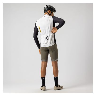 Maillot de manga larga Scott RC Endurance blanco/negro para hombre