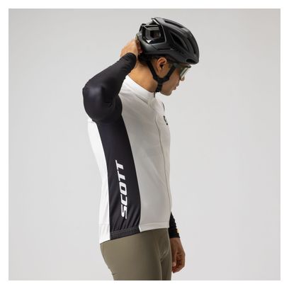 Maillot de manga larga Scott RC Endurance blanco/negro para hombre