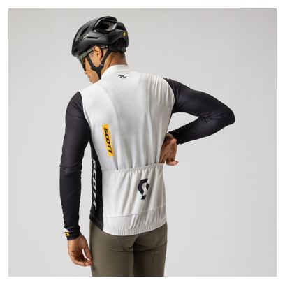 Maillot de manga larga Scott RC Endurance blanco/negro para hombre