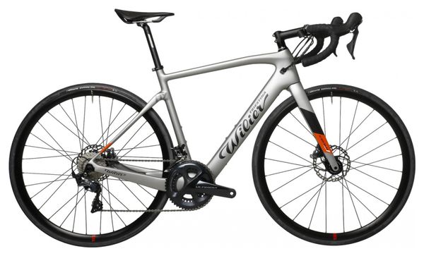 Wilier Triestina Cento1 Hybrid Elektro-Rennrad Shimano Ultegra 11S 250 Wh 700 mm Grau Matt 2022
