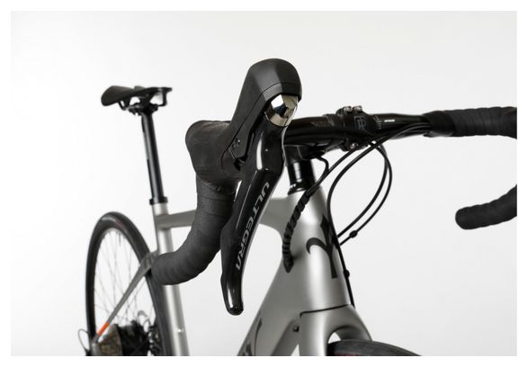 Wilier Triestina Cento1 Hybrid Elektro-Rennrad Shimano Ultegra 11S 250 Wh 700 mm Grau Matt 2022