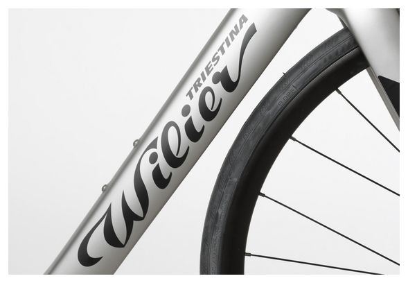 Wilier Triestina Cento1 Hybrid Elektro-Rennrad Shimano Ultegra 11S 250 Wh 700 mm Grau Matt 2022