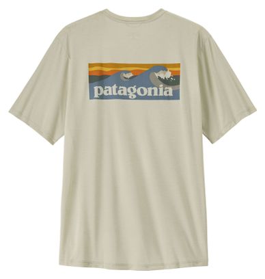 Camiseta Patagonia Capilene Cool Daily Boardshort con logotipo en blanco para hombre