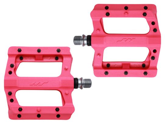 HT Components PA01 Flat Pedals Neon Pink