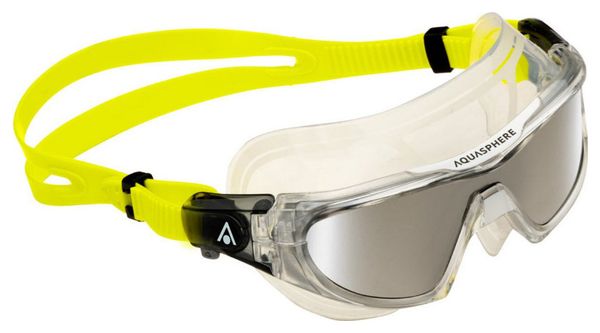 Aquasphere Vista Pro.A Swim Mask Clear / Yellow - Silver Mirror Lenses