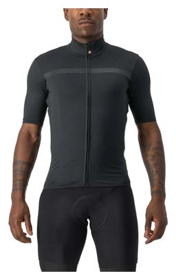 Maillot Manches courtes Castelli Pro Thermal Mid Noir 