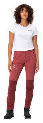 Women's Vaude Elope Hiking Pants Red