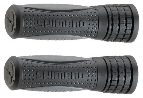 POIGNEE DOUBLE DENSITE SHIMANO Grey/Black 120mm Herrmans