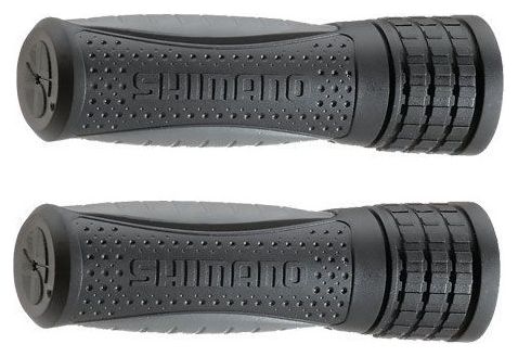 POIGNEE DOUBLE DENSITE SHIMANO Grey/Black 120mm Herrmans