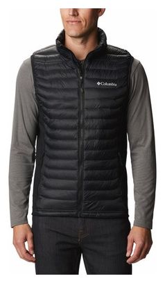 Chaqueta de plumón sin mangas Columbia Powder Pass negro hombre