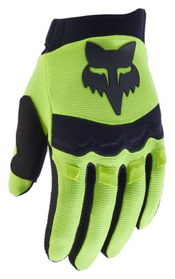 Gants Longs Fox Dirtpaw Junior Jaune Fluo