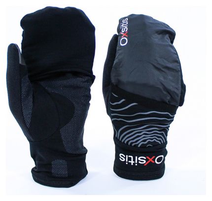 Gloves with protection Oxsitis Evo Black Red