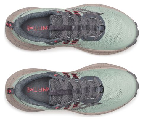 Chaussures Trail Saucony Xodus Ultra 4 Vert/Gris Femme