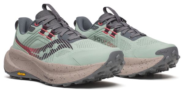 Chaussures Trail Saucony Xodus Ultra 4 Vert/Gris Femme