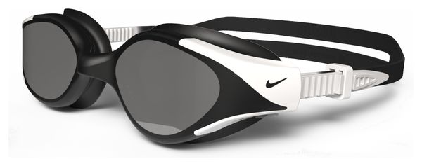 Gafas de natación Nike Swim Flex Fusion Pro con cristales espejados, negro/blanco