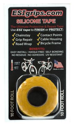 ESI Roll Protection SILICONE TAPE Yellow 3m