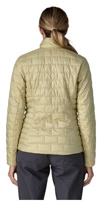 Chaqueta acolchada Patagonia Nano Puff Beige para mujer