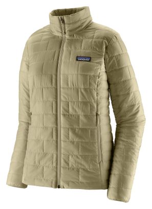 Chaqueta acolchada Patagonia Nano Puff Beige para mujer