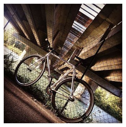 6KU Evian 2 Singlespeed Bike WeiB Schwarz Alltricks