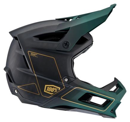 100% Casco integrale Aircraft 2 Verde/Oro/Nero