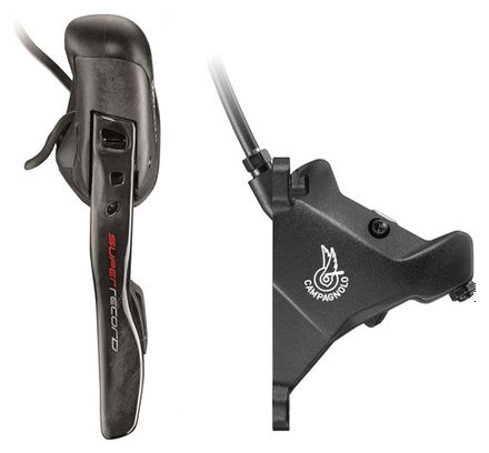 Levier De Frein Simple Campagnolo Super Record #4062 - Avec Capots Logo Marron - Vélo Route