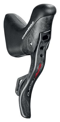 Freno delantero hidráulico Campagnolo Palanca izquierda Campagnolo Super Record EPS Disco 160 mm Negro