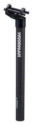 WOOdman Carbo MZ Mattschwarz Carbon Sattelstütze