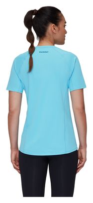 T-Shirt Femme Mammut Selun FL Logo Bleu