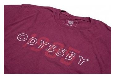 T-Shirt Manches Courtes Odyssey Overlap Bordeaux