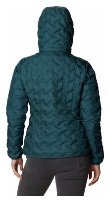 Chaqueta con capucha de plumón Columbia Delta Ridge Azul para mujer