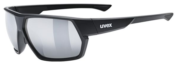 Uvex Sportstyle 238 Brille Schwarz/Silber verspiegelte Gläser
