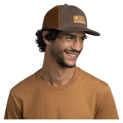 Gorra Trucker Buff Explore Caqui/Marrón