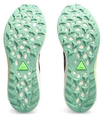 Asics Fuji Lite 4 Black Yellow Trail Running Shoes