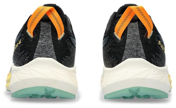 Asics Fuji Lite 4 Black Yellow Trail Running Shoes