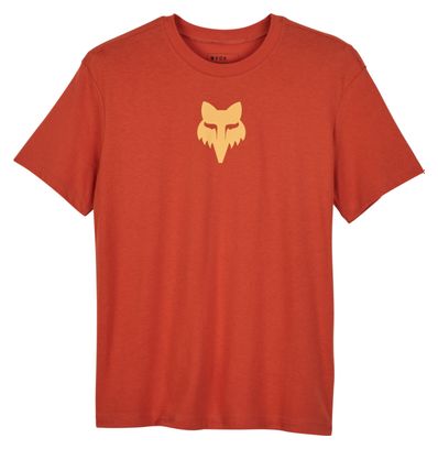Camiseta naranja de manga corta Fox Head para mujer