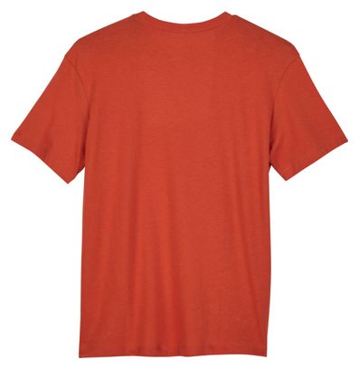 Camiseta naranja de manga corta Fox Head para mujer