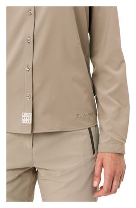 Hemd für Frauen Vaude Rosemoor IV Beige