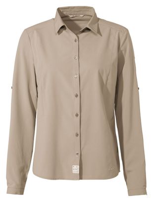 Hemd für Frauen Vaude Rosemoor IV Beige