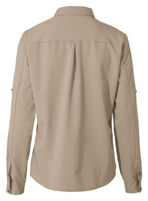 Hemd für Frauen Vaude Rosemoor IV Beige