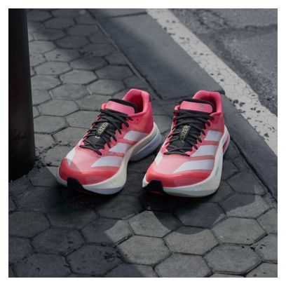 Zapatillas de running adidas Adizero Boston 13 Rojo/Blanco para mujer
