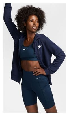 Cuissard Nike Go High Rise 8in Bleu Femme