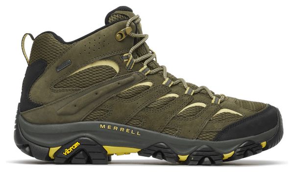 Merrell Moab 3 Mid Gore-Tex Men's Hiking Shoes, Green