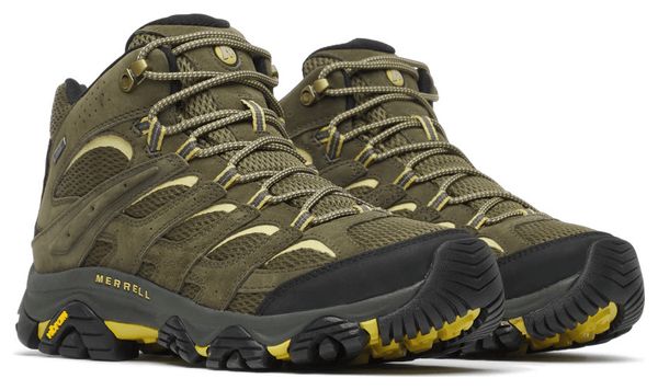 Merrell Moab 3 Mid Gore-Tex Men's Hiking Shoes, Green